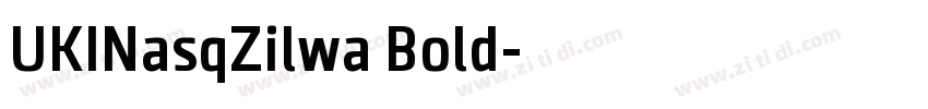 UKINasqZilwa Bold字体转换 UKINasqZilwa Bold字体转换